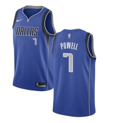 Men's Nike Dallas Mavericks #7 Dwight Powell Swingman Royal Blue NBA Jersey - Icon Edition