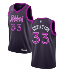 Women's Nike Minnesota Timberwolves #33 Robert Covington Swingman Purple NBA Jersey - City Edition