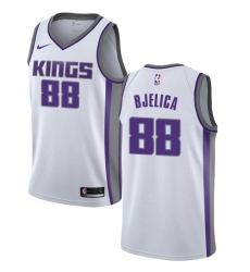 Youth Nike Sacramento Kings #88 Nemanja Bjelica Swingman White NBA Jersey - Association Edition