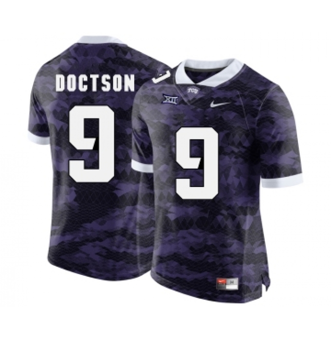 TCU Horned Frogs 9 Josh Doctson Purple College Football Limited Jersey