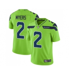 Men's Seattle Seahawks #2 Jason Myers Elite Green Rush Vapor Untouchable Football Jersey