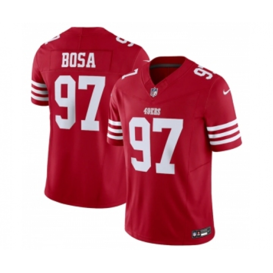 Men's San Francisco 49ers #97 Nick Bosa Red 2023 F.U.S.E. Vapor ...