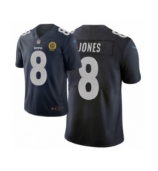 Youth New York Giants #8 Daniel Jones Limited Black City Edition Football Jersey