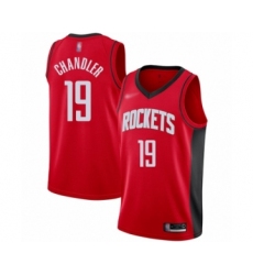 Youth Houston Rockets #19 Tyson Chandler Swingman Red Finished Basketball Jersey - Icon Edition