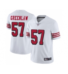Men's San Francisco 49ers #57 Dre Greenlaw Limited White NFL Rush Vapor Untouchable Jersey