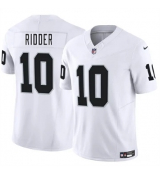 Men's Las Vegas Raiders #10 Desmond Ridder White 2024 F.U.S.E. Vapor Stitched Football Jersey