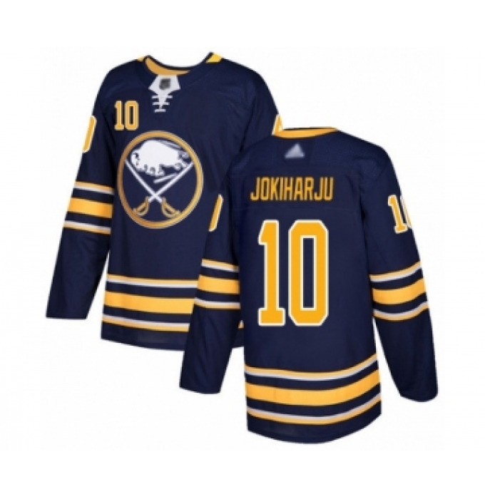 Youth Buffalo Sabres #10 Henri Jokiharju Authentic Navy Blue Home Hockey Jersey
