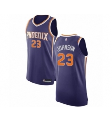 Men's Phoenix Suns #23 Cameron Johnson Authentic Purple Basketball Jersey - Icon Edition