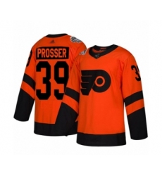Women's Philadelphia Flyers #39 Nate Prosser Authentic Orange 2019 Stadium Series Hockey Jersey