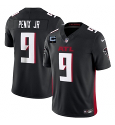 Men's Atlanta Falcons #9 Michael Penix Jr Black 2025 F.U.S.E. With 1-Star C Vapor Untouchable Limited Football Stitched Jersey