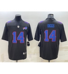 Men's Buffalo Bills #14 Stefon Diggs Black Vapor Untouchable Limited Stitched Jersey