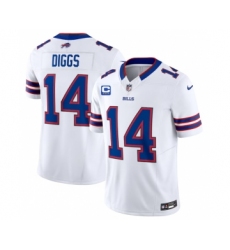 Men's Nike Buffalo Bills #14 Stefon Diggs White 2023 F.U.S.E. 4-Star C Vapor Untouchable Limited Football Stitched Jersey