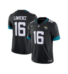 Men's Nike Jacksonville Jaguars #16 Trevor Lawrence Black 2023 F.U.S.E 3-Star C Vapor Untouchable Limited Stitched Jersey Men's Nike Jacksonville Jaguars #16 Trevor Lawrence Black 2023 F.U.S.E 3-Star C Vapor Untouchable Limited Stitched Jersey