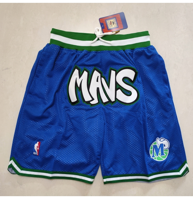 Men's Dallas Mavericks Blue Shorts