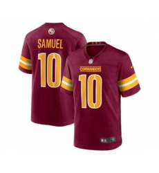 Men's Washington Commanders #10 Curtis Samuel 2022 Burgundy Game Stitched Jersey Men's Washington Commanders #10 Curtis Samuel 2022 Burgundy Game Stitched Jersey