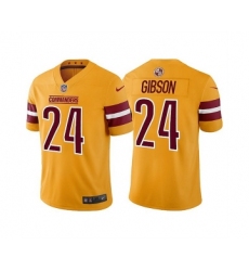 Men's Washington Commanders #24 Antonio Gibson Gold Vapor Untouchable Stitched Football Jersey Men's Washington Commanders #24 Antonio Gibson Gold Vapor Untouchable Stitched Football Jersey