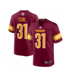 Men's Washington Commanders #31 Kamren Curl 2022 Burgundy Game Stitched Jersey Men's Washington Commanders #31 Kamren Curl 2022 Burgundy Game Stitched Jersey