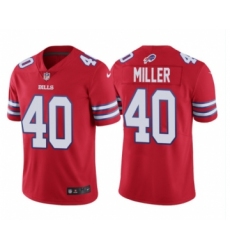 Men's Buffalo Bills #40 Von Miller Red Royal Vapor Limited Football Jersey Men's Buffalo Bills #40 Von Miller Red Royal Vapor Limited Football Jersey