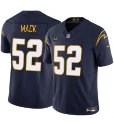 Men's Los Angeles Chargers #52 Khalil Mack Navy 2024 F.U.S.E. With 4-Star C Vapor Untouchable Limited Stitched Jersey Men's Los Angeles Chargers #52 Khalil Mack Navy 2024 F.U.S.E. With 4-Star C Vapor Untouchable Limited Stitched Jersey