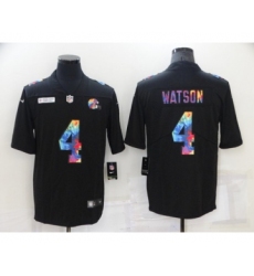 Men's Cleveland Browns #4 Deshaun Watson Black Crucial Catch Limited Stitched Jersey Men's Cleveland Browns #4 Deshaun Watson Black Crucial Catch Limited Stitched Jersey
