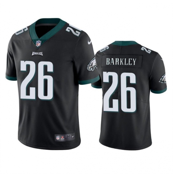 Men's Philadelphia Eagles #26 Saquon Barkley Black Vapor Untouchable Limited Football Stitched Jersey
