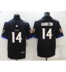 Men's Baltimore Ravens #14 Kyle Hamilton Black Vapor Untouchable Limited Stitched Jersey Men's Baltimore Ravens #14 Kyle Hamilton Black Vapor Untouchable Limited Stitched Jersey