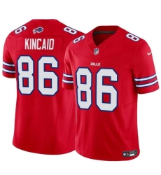 Men's Buffalo Bills #86 Dalton Kincaid Red 2024 F.U.S.E. Vapor Untouchable Limited Stitched Football Jersey