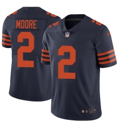 Men's Chicago Bears #2 D.J. Moore Navy Blue Vapor Untouchable Stitched Football Jersey Men's Chicago Bears #2 D.J. Moore Navy Blue Vapor Untouchable Stitched Football Jersey