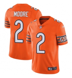 Men's Chicago Bears #2 DJ Moore Orange Vapor Untouchable Stitched Football Jersey Men's Chicago Bears #2 DJ Moore Orange Vapor Untouchable Stitched Football Jersey