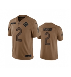 Men's Nike Chicago Bears #2 DJ Moore 2023 Brown Salute To Service Limited Football Stitched Jersey Men's Nike Chicago Bears #2 DJ Moore 2023 Brown Salute To Service Limited Football Stitched Jersey