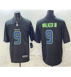Men's Seattle Seahawks #9 Kenneth Walker III Limited Navy FUSE Vapor Jersey