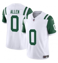Men's New York Jets #0 Braelon Allen White Classic Alternate Vapor F.U.S.E. Limited Stitched Football Jersey Men's New York Jets #0 Braelon Allen White Classic Alternate Vapor F.U.S.E. Limited Stitched Football Jersey