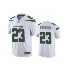 Men's New York Jets #23 James Robinson White Vapor Untouchable Limited Stitched Jersey Men's New York Jets #23 James Robinson White Vapor Untouchable Limited Stitched Jersey