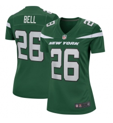 Womens New York Jets #26 Le Veon Bell Nike Game Jersey – Green