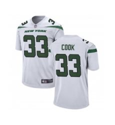 Men's Nike New York Jets #33 Dalvin Cook White Stitched Vapor Untouchable Limited Jersey