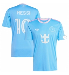 Men's Inter Miami CF Lionel Messi adidas Originals Blue 2025 Third Replica Player Jersey