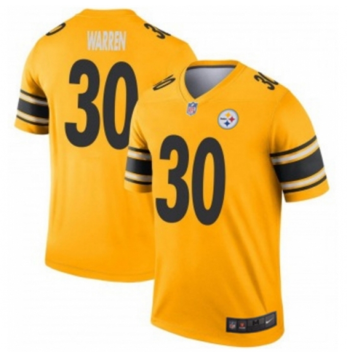 Men's Pittsburgh Steelers #30 Jaylen Warren Vapor Limited Inverted Gold Stitched NFL Jersey