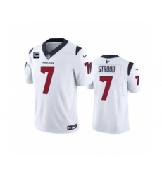 Men's Houston Texans #7 C.J. Stroud White 2023 F.U.S.E. With 1-Star C Patch Vapor Untouchable Limited Football Stitched Jersey Men's Houston Texans #7 C.J. Stroud White 2023 F.U.S.E. With 1-Star C Patch Vapor Untouchable Limited Football Stitched Jersey