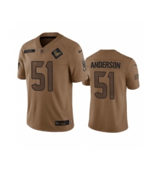 Men's Nike Houston Texans #51 Will Anderson Jr. 2023 Brown Salute To Service Limited Football Stitched Jersey Men's Nike Houston Texans #51 Will Anderson Jr. 2023 Brown Salute To Service Limited Football Stitched Jersey
