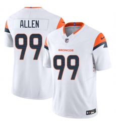 Men's Denver Broncos #99 Zach Allen White 2024 F.U.S.E. Vapor Limited Football Stitched Jersey