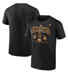 Men's Los Angeles Dodgers Black 2024 World Series Champions Big & Tall Parade T-Shirt