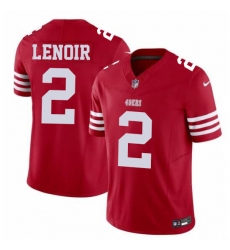 Youth San Francisco 49ers #2 Deommodore Lenoir Red Nike Scarlet Limited Jersey