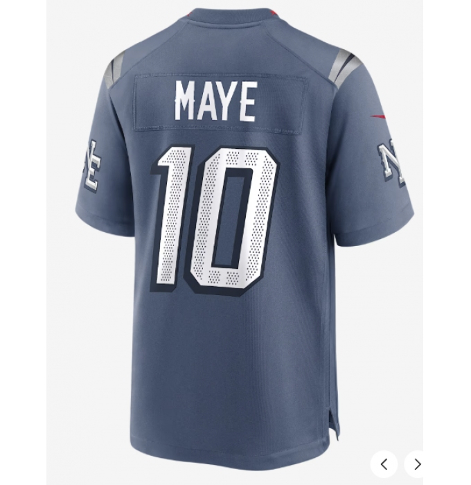 Men's New England Patriots #10 Drake Maye Rivalries Collection Jersey