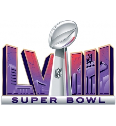 Printed 2024 Super Bowl LVIII Game Jersey Patch