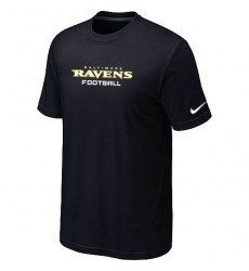 Nike Baltimore Ravens Sideline Legend Authentic Font Dri-FIT NFL T-Shirt - Black