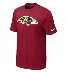 Nike Baltimore Ravens Sideline Legend Authentic Logo Dri-FIT NFL T-Shirt - Red