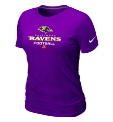 Nike Baltimore Ravens Women's Critical Victory NFL T-Shirt - Purple