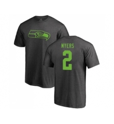 Football Seattle Seahawks #2 Jason Myers Ash One Color T-Shirt