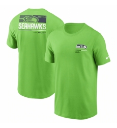 Men's Seattle Seahawks Green Team Incline T Shirt