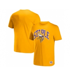 Men's Minnesota Vikings x Staple Gold Logo Lockup T-Shirt
